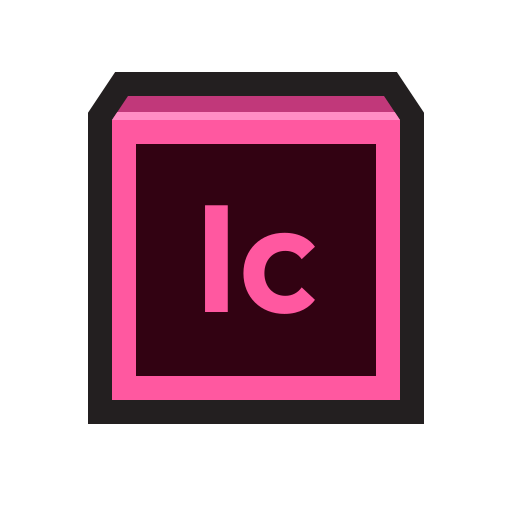 Adobe, incopy, indesign, word processing, write icon
